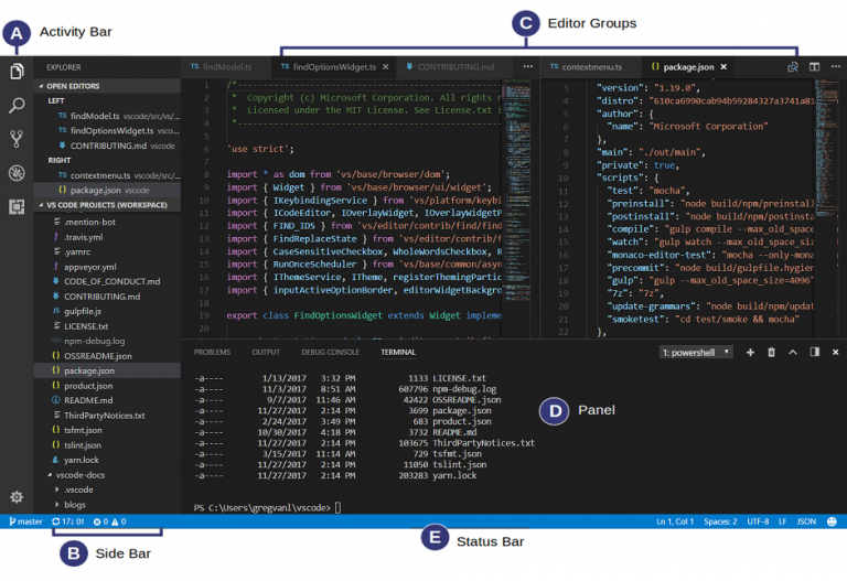 how to run a code in visual studio